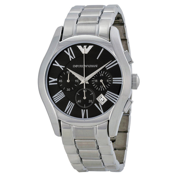 Armani Chronograph Black Dial Stainless Steel Men's Watch AR0673 - BigDaddy Watches