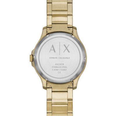 Armani Exchange Gold Automatic Watch AX2419