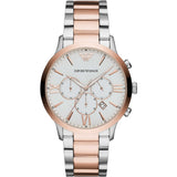 Emporio Armani Giovanni Chronograph White Dial Men's Watch AR11209 - Big Daddy Watches