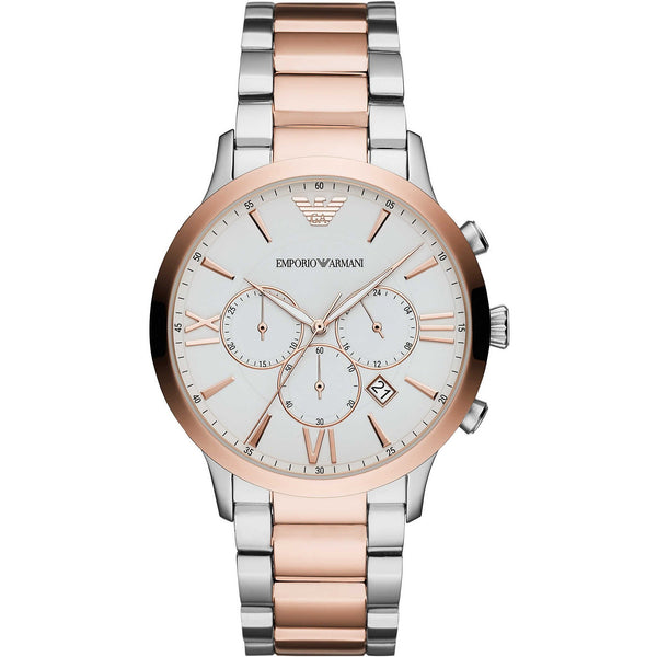 Emporio Armani Giovanni Chronograph White Dial Men's Watch AR11209 - Big Daddy Watches