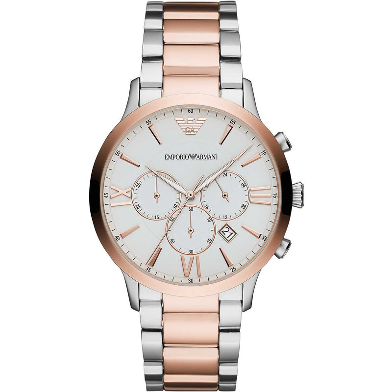 Emporio Armani Giovanni Chronograph White Dial Men's Watch AR11209 - Big Daddy Watches