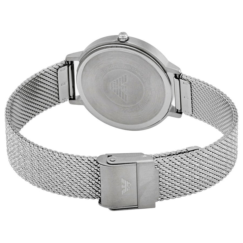 Emporio Armani Quartz Crystal Silver Dial Ladies Watch AR11128