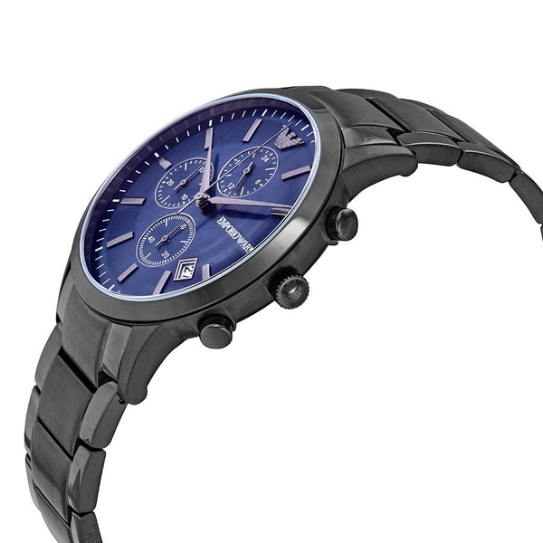 Emporio Armani Renato Chronograph Gunmetal Dial Men's Watch AR11215 Water resistance: 50 meters / 165 feet Movement: Quartz