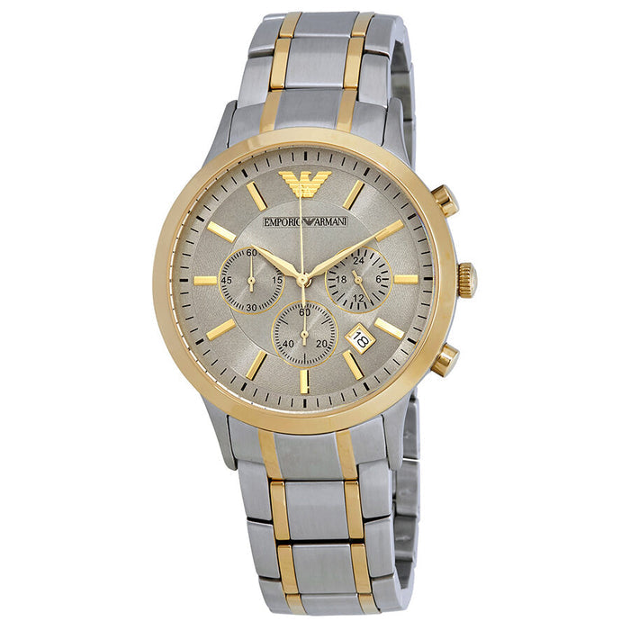 Emporio Armani Renato Chronograph Silver Dial Men's Watch AR11076