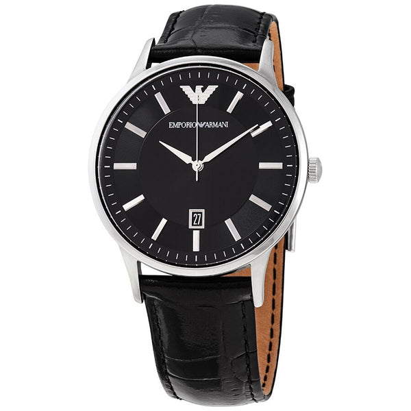 Emporio Armani Renato Quartz Black Dial Men's Watch AR11186 - BigDaddy Watches