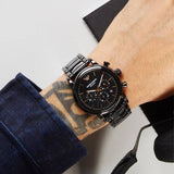 Emporio Armani Luigi Chronograph Black Dial Men's Watch AR1509