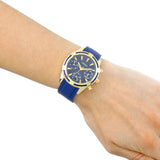 Guess Blue Dial Rubber Strap Ladies Watch W0562L2