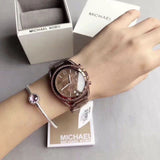 Michael Kors Blair Chronograph Brown Dial Ladies Watch MK5493