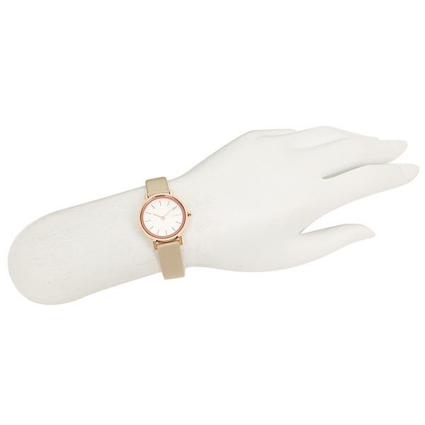 Skagen Hald White Dial Leather Strap Ladies Watch SKW2494