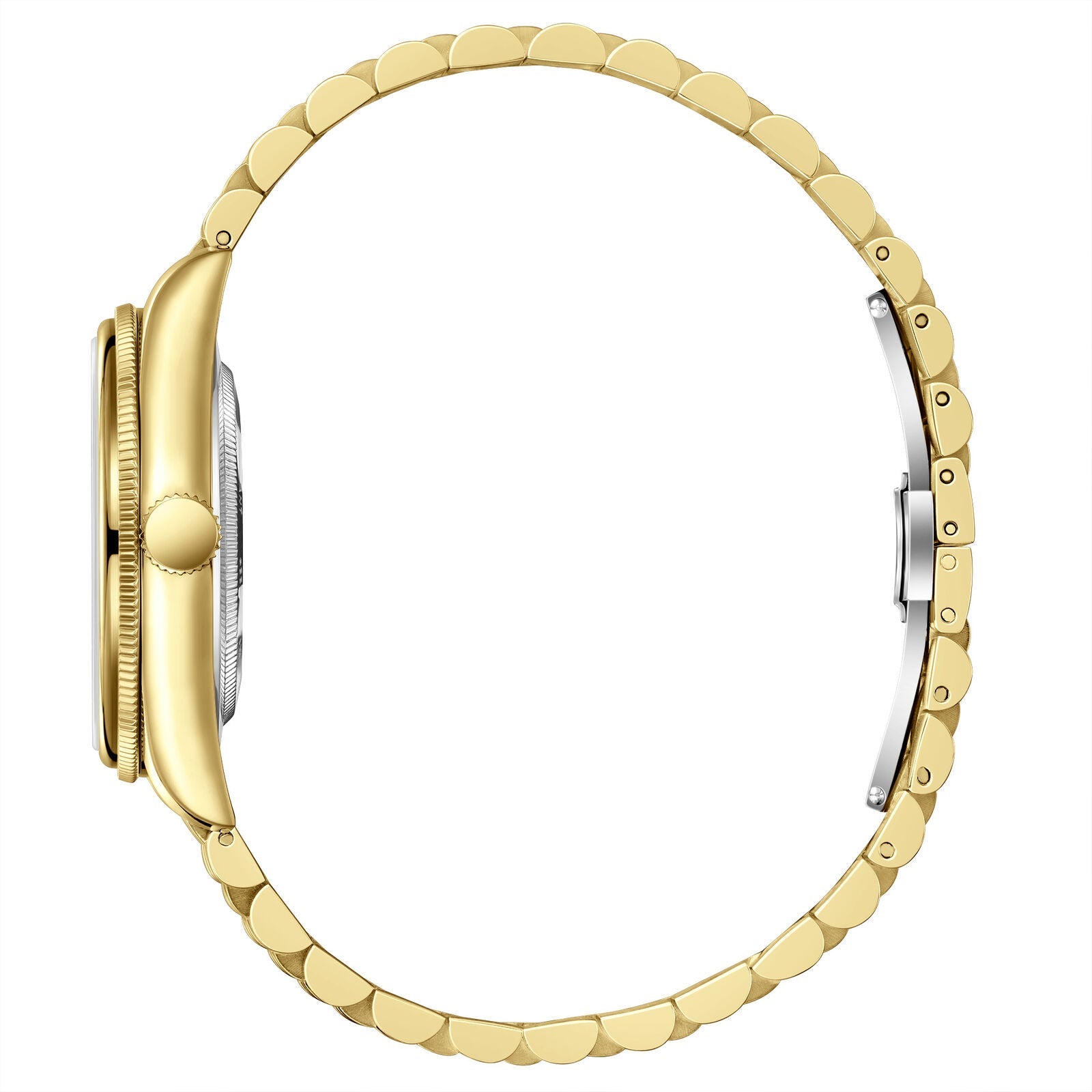Beverly Hills Polo Club White Dial All Gold Watch BP3890X.130