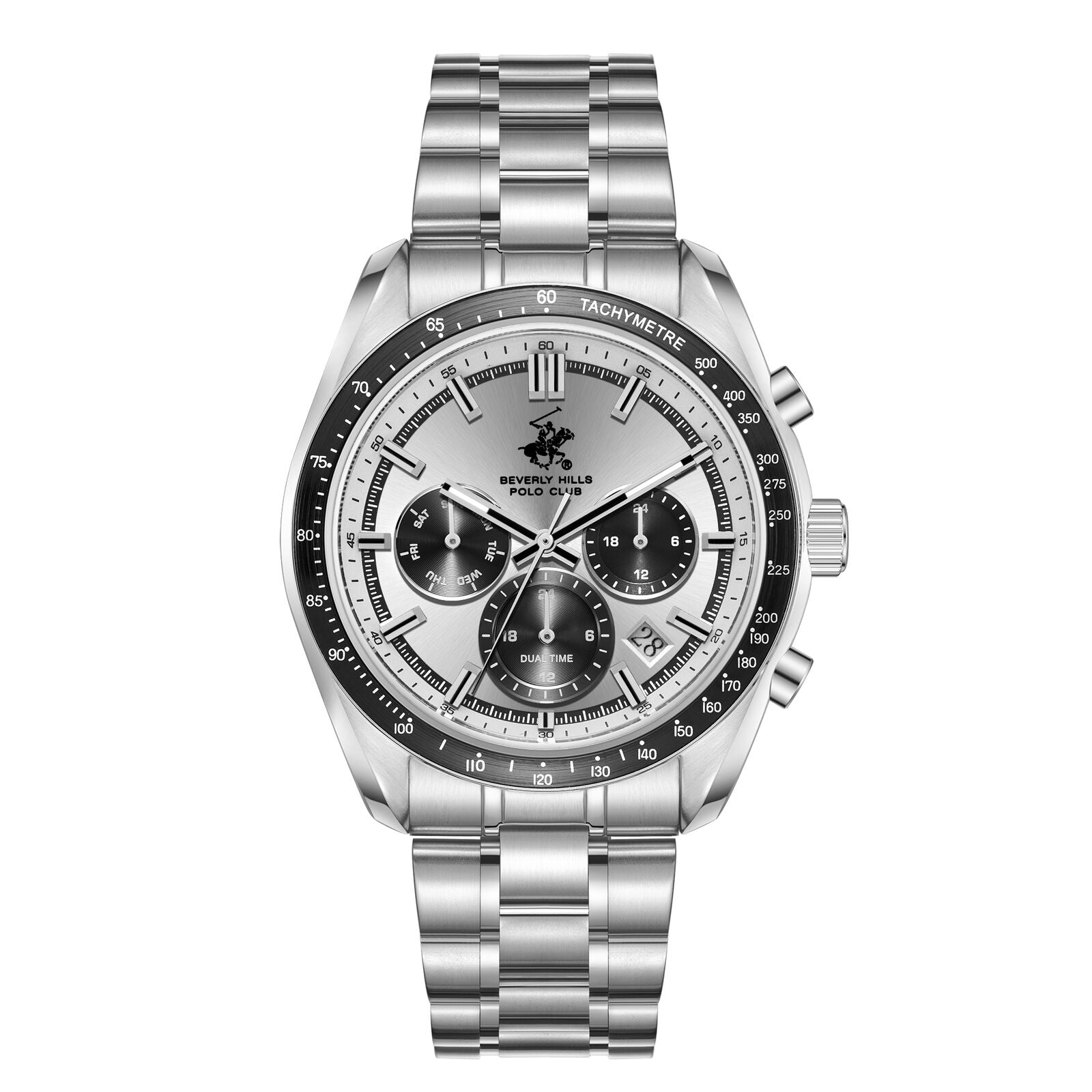 Beverly Hills Polo Club Silver Men's Watch - BP3814X.330