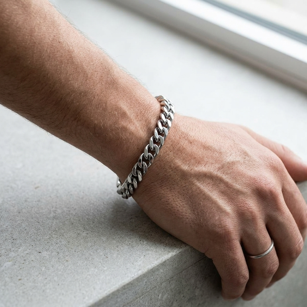Big Daddy 10MM Cuban Link Stainless Steel Bracelet