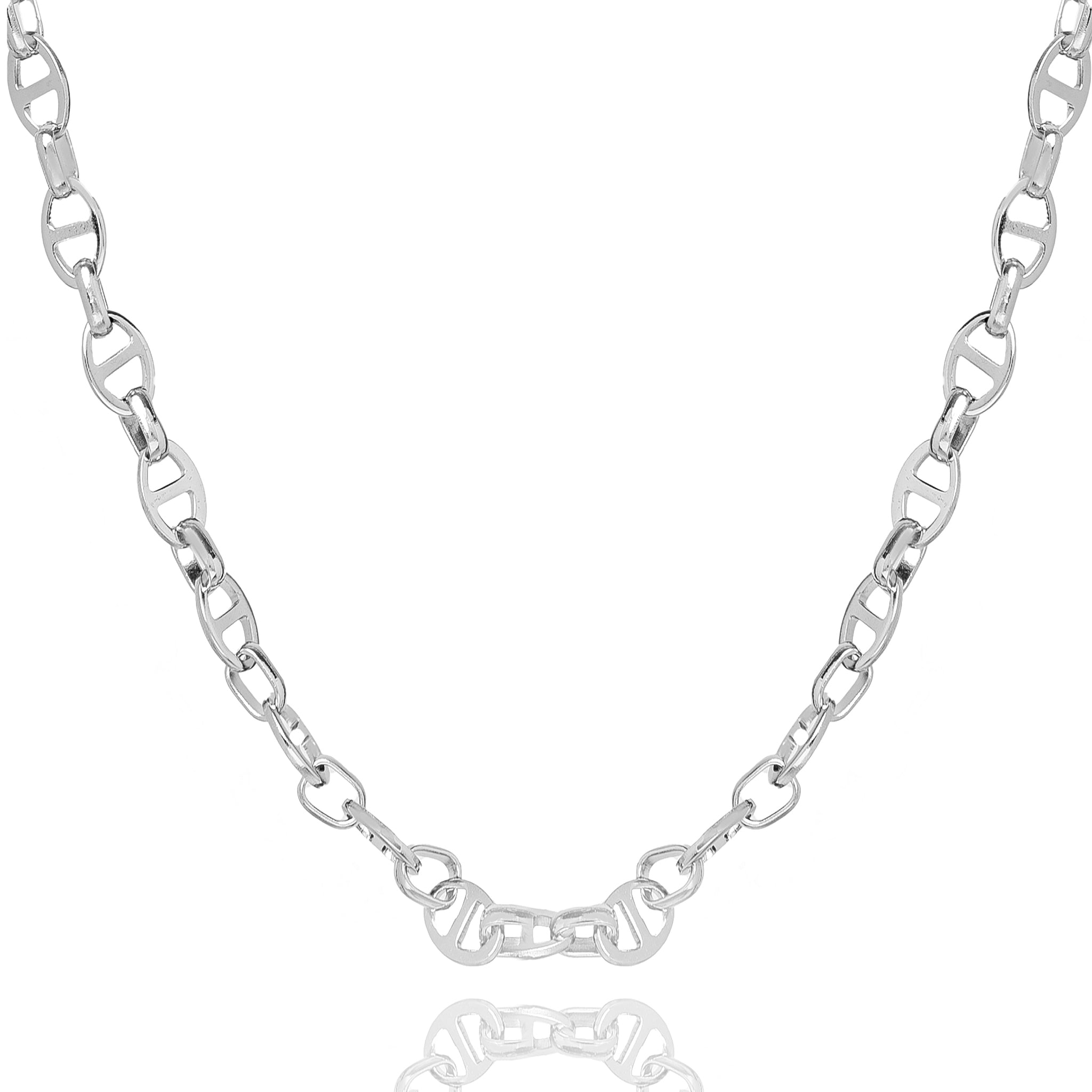 Big Daddy 8MM Silver Steel Mariner Link Chain - Chain