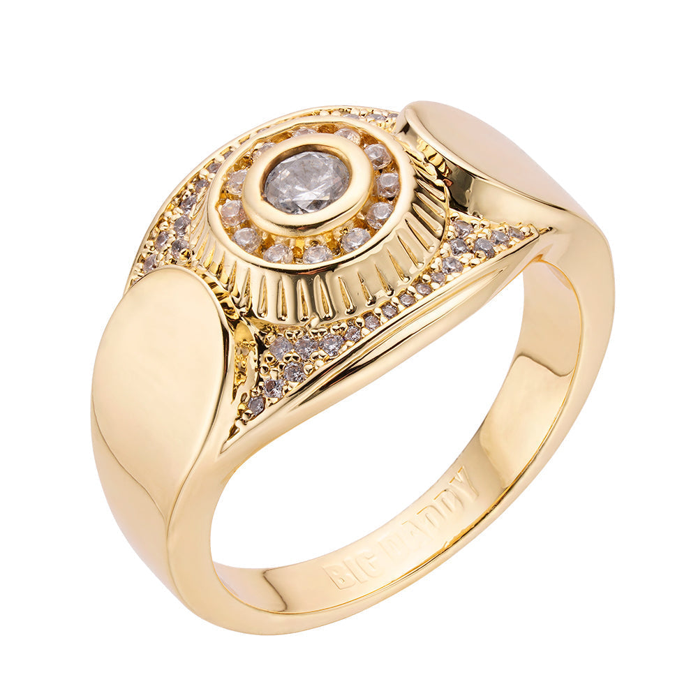 Big Daddy Diamond Nugget Iced Out Ring