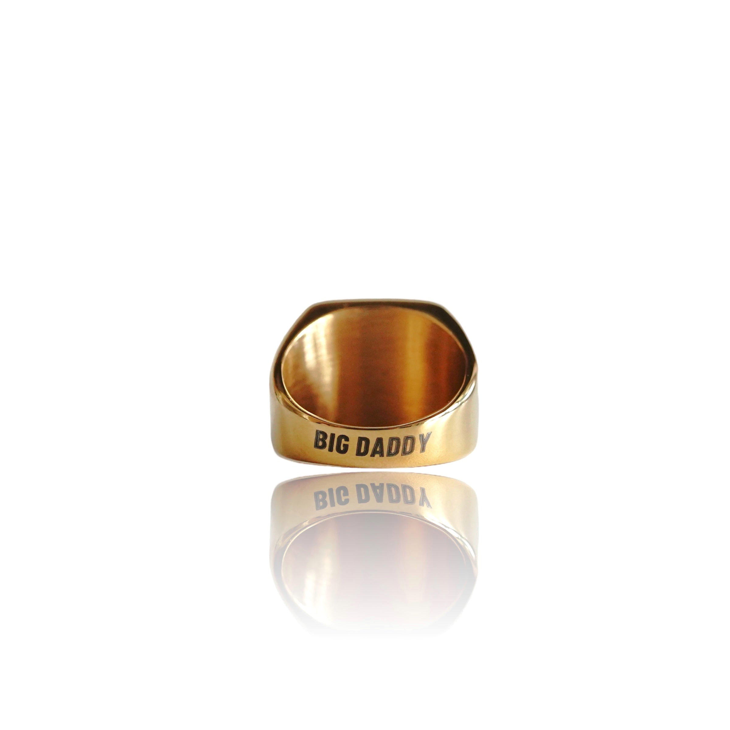 Big Daddy Grandiose Iced Gold Ring - Ring