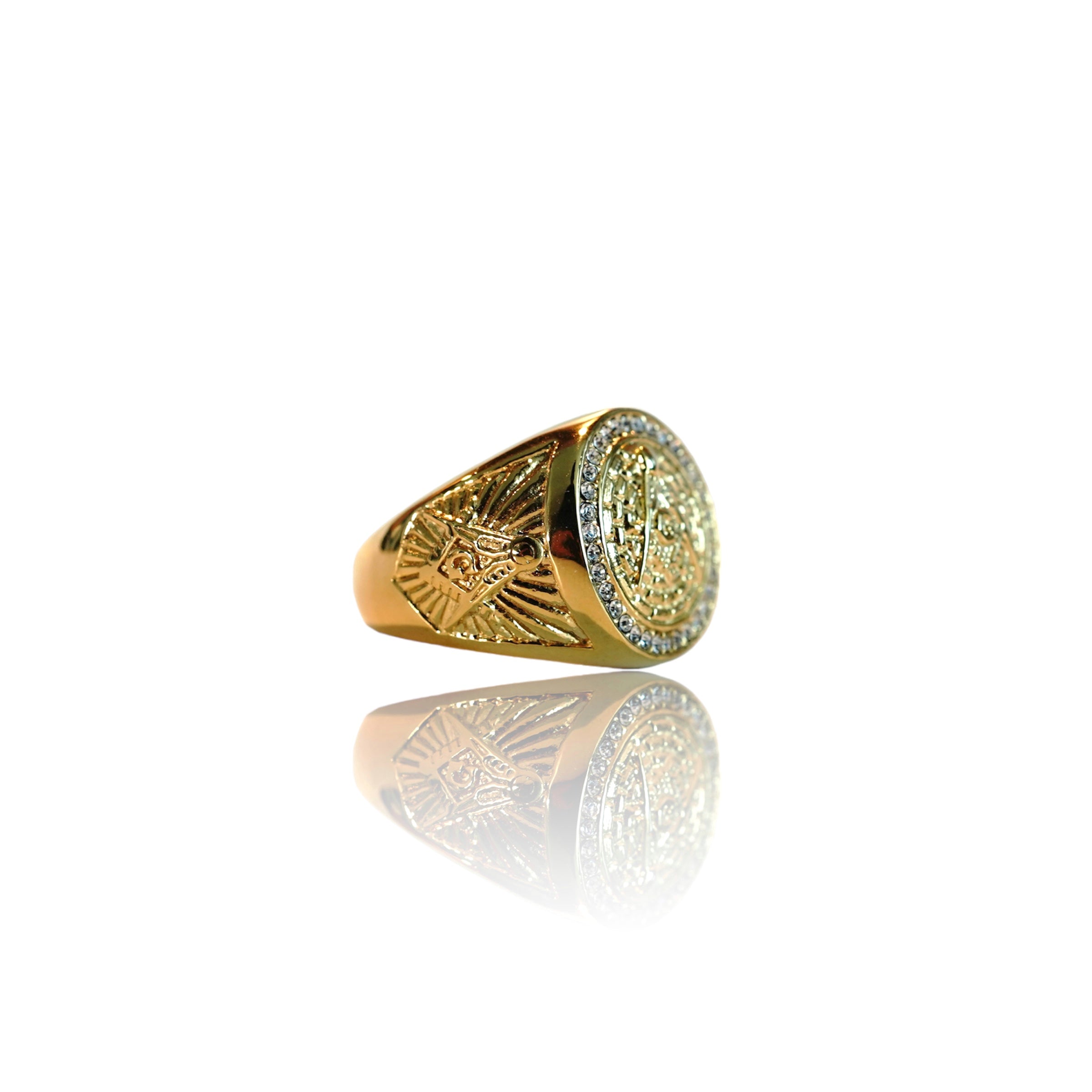 Big Daddy Masonic Gold Ring - Ring
