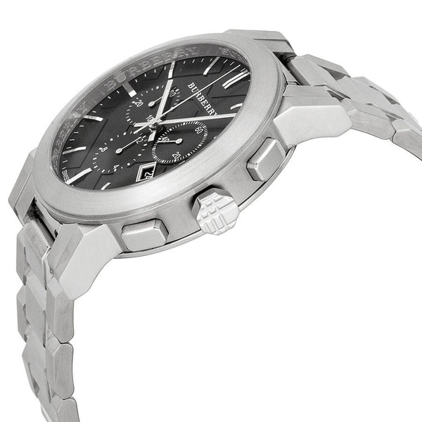 Burberry Black Dial Chronograph Stainless Steel Men's Watch BU9351 - BigDaddy Watches #2