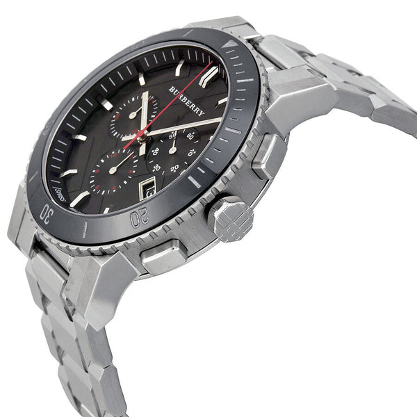 Burberry Black Dial Chronograph Stainless Steel Men's Watch BU9380 - BigDaddy Watches #2