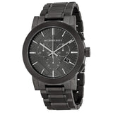 Burberry Chronograph Dark Grey Dial Black Ion-plated Men's Watch BU9354 - BigDaddy Watches