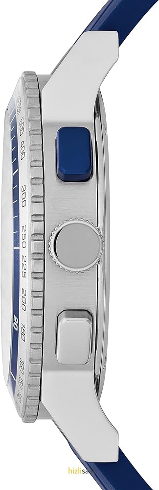 Burberry City Sport Swiss Analog Quartz Blue Rubber Strap Chronograph Mens BU9808 BU9808 - Image 3