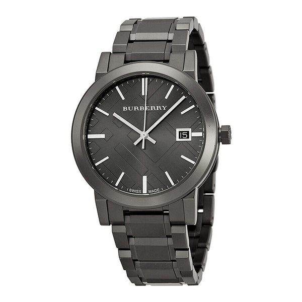 Burberry Grey Dial Grey Ion-plated Men's Watch BU9007 - BigDaddy Watches