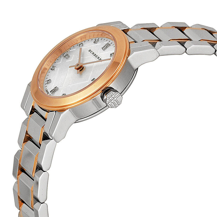 Burberry Heritage Grey Dial Two-tone Stainless Steel Ladies Watch BU9214 - The Watches Men & CO #2