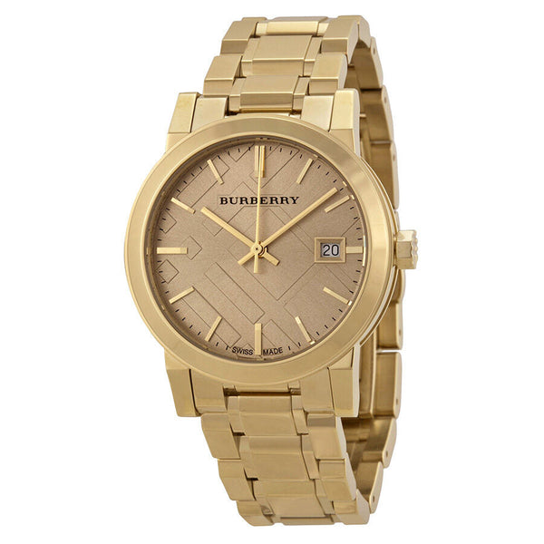 Burberry Light Champagne Dial Light Gold-tone Ladies Watch BU9134 - BigDaddy Watches