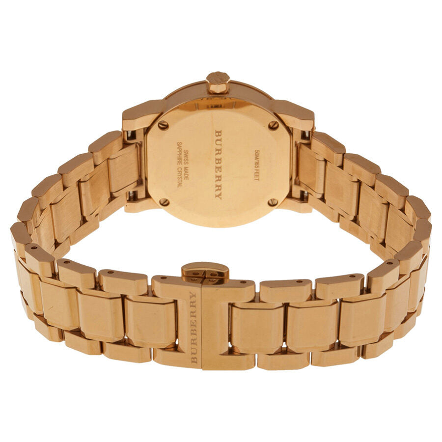 Burberry Rose Dial Diamond-set Bezel Rose Gold-tone Ladies Watch BU9225 - The Watches Men & CO #3