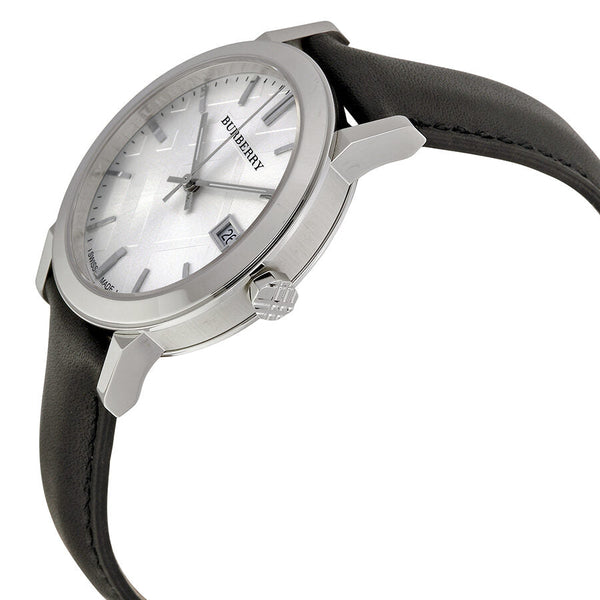 Burberry The City Silver Dial Black Leather Men's Watch BU9008 - BigDaddy Watches #2