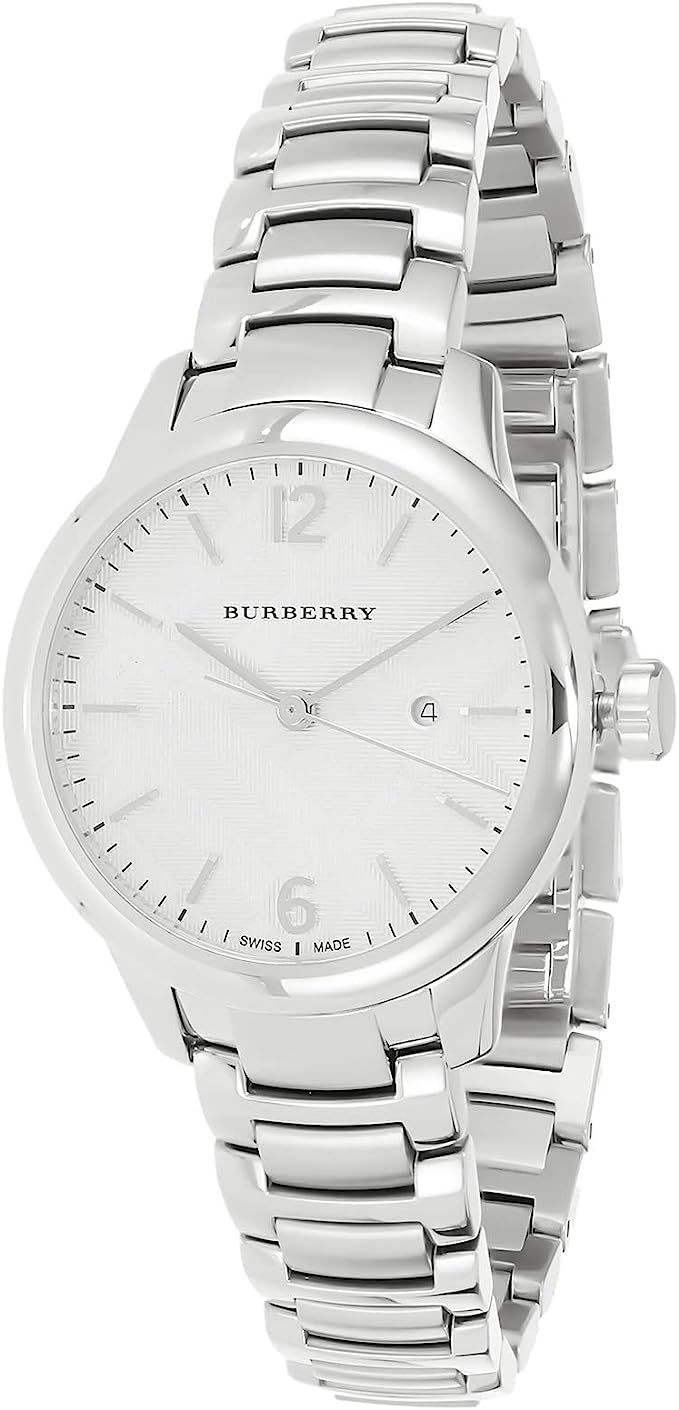 Burberry The Classic Check Silver Women's Watch BU10108