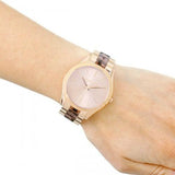 Michael Kors Runway Rose Gold-tone Stainless Steel Ladies Watch MK4301