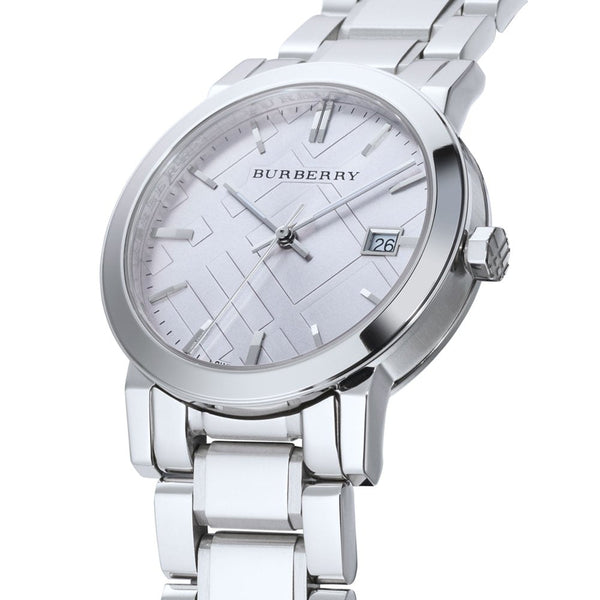 Burberry Grey Dial Stainless Steel Unisex Watch BU9035