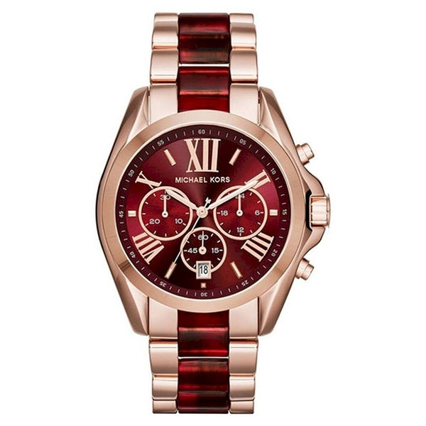 Michael Kors Bradshaw Burgundy Women's Watch  MK6270 - Big Daddy Watches