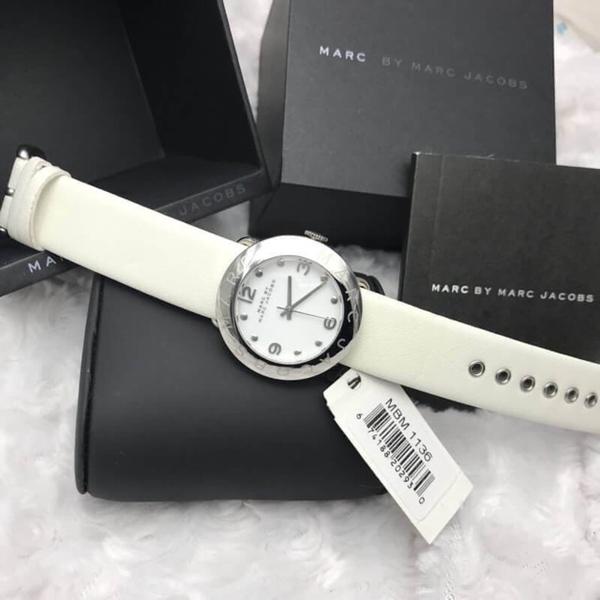 Marc by Marc Jacobs Women's Amy White Dial Watch MBM1136