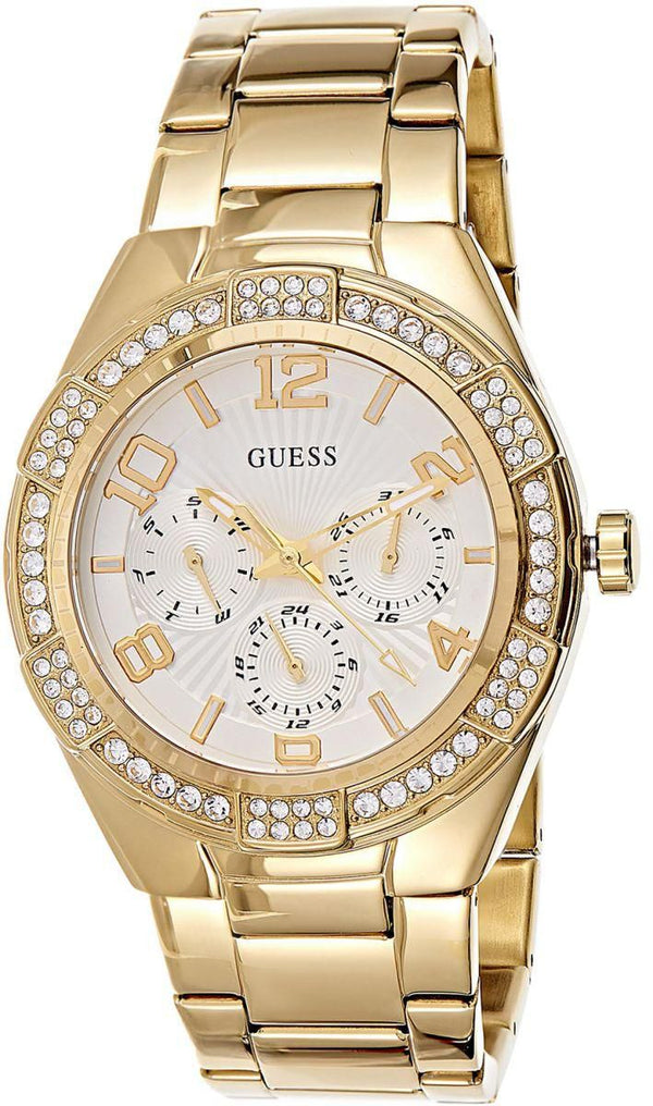 Guess Luna Gold Tone Women's Quarzt Women's Watch  W0729L2 - Big Daddy Watches