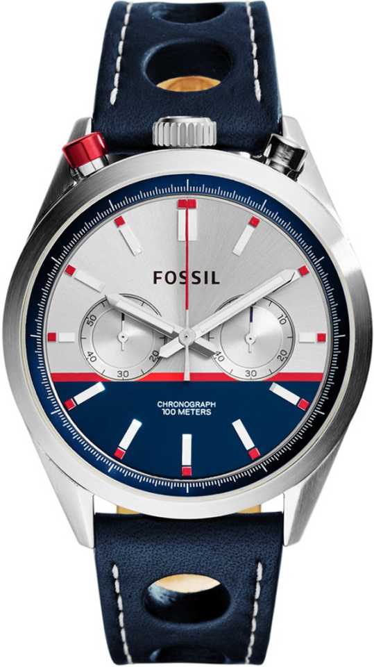 Fossil Del Rey Black Leather Multi Color Dial Chronograph Men's Watch  CH2980 - Big Daddy Watches