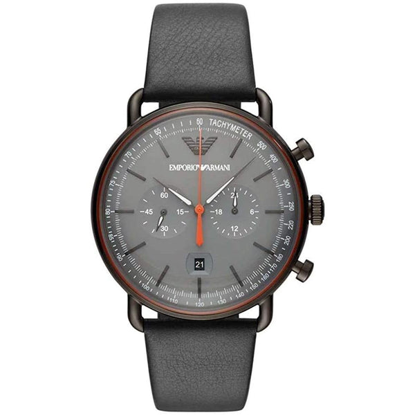 Emporio Armani Men's Aviator Black Watch  AR11168 - Big Daddy Watches