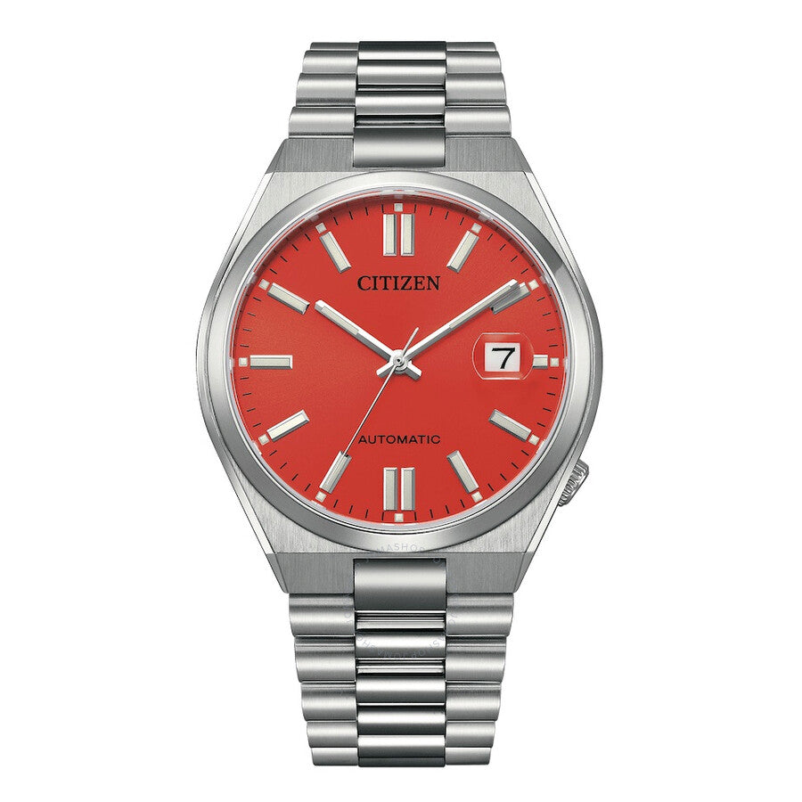 Citizen Tsuyosa Automatic 40mm Blazing Red Dial Stainless Steel Men’s Watch – NJ0158-89W