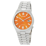 Citizen Tsuyosa Automatic 40mm Orange Dial Stainless Steel Men’s Watch – NJ0151-88Z