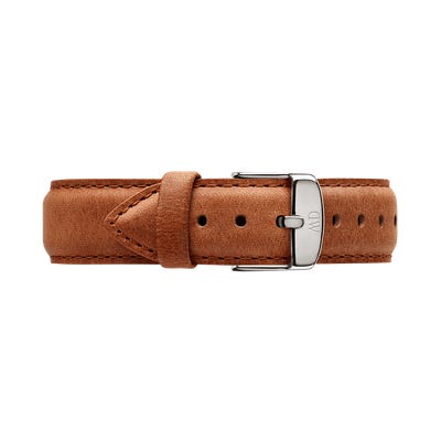 Daniel Wellington Classic Durham Silver Watch 18mm Leather Strap DW00200128 - Big Daddy Watches