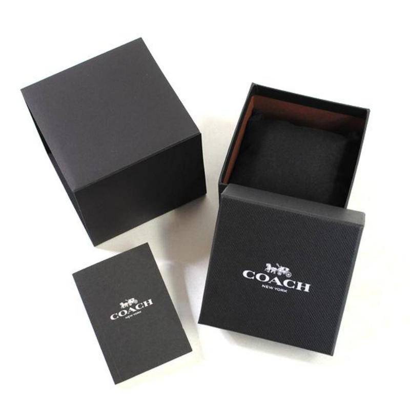 Coach Mother of Pearl Dial Leather Strap Ladies Watch 14502314