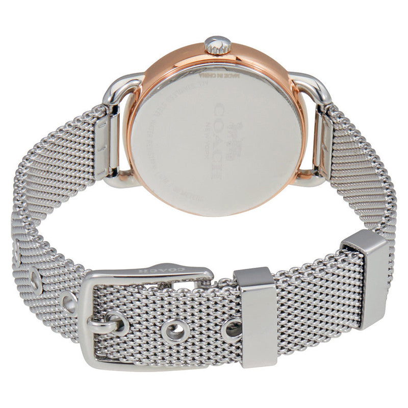 Coach Delancey Silver Dial Stainless Steel Mesh Ladies Watch 14502246