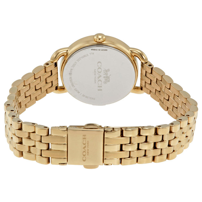 Coach Delancey White Dial Ladies Gold Tone Watch 14502241