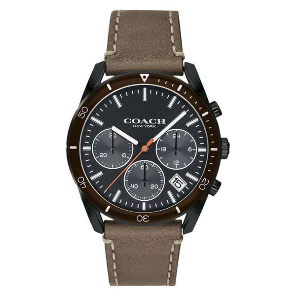Coach Olive Leather Strap Men's Watch  14602408 - Big Daddy Watches