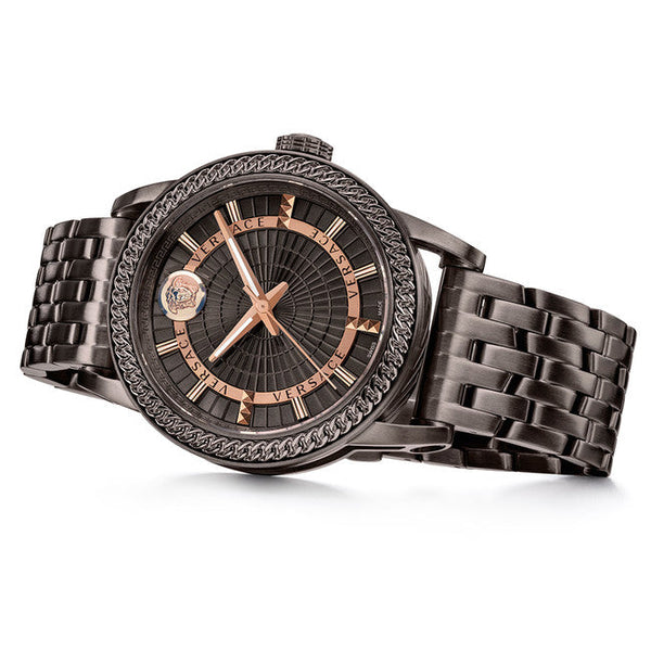 Versace Viamond All Black Men's Watch VEPO00520 - Big Daddy Watches #2