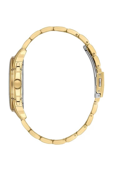 Daniel Klein Classic Day-Date White Dial Gold Watch - DK.1.13864-2