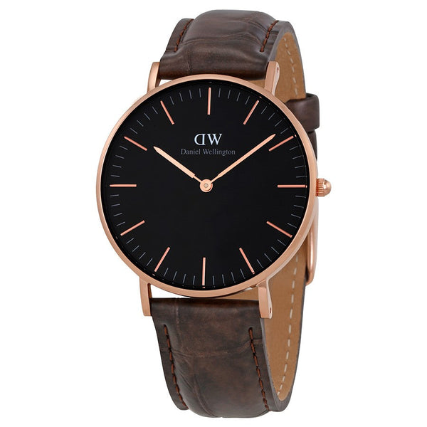 Daniel Wellington Black Classic York 36mm Women's Gold Watch DW00100140 - Big Daddy Watches