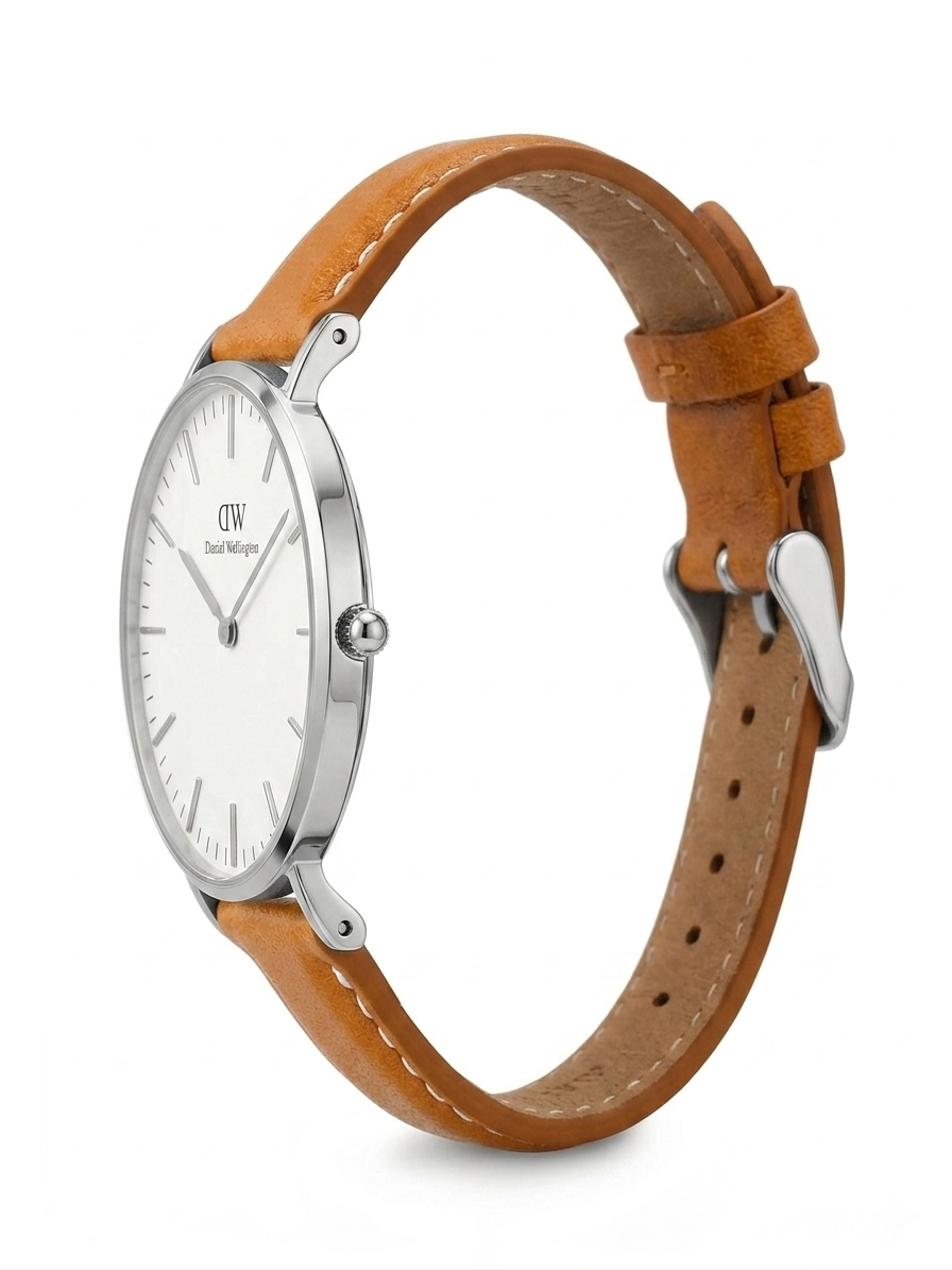 Daniel Wellington Classic Durham 36mm Women's Silver Watch DW00100112