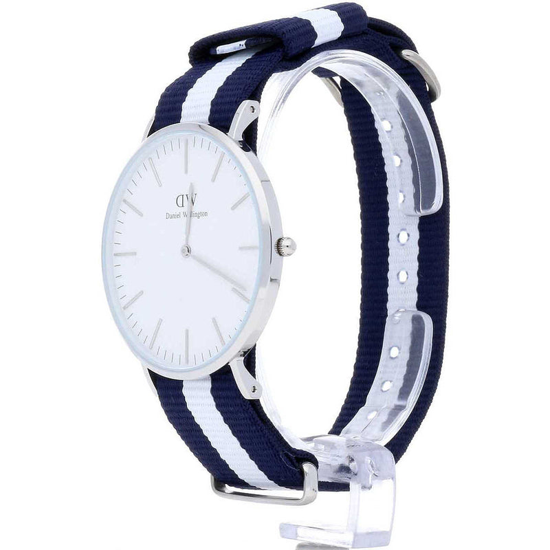 Daniel Wellington Classic Glasgow 40mm Men's Silver Watch DW00100018