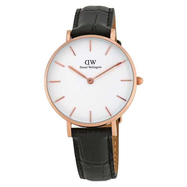 Daniel Wellington White Classic Petite Reading 32mm Women's Gold Watch DW00100173 - Big Daddy Watches